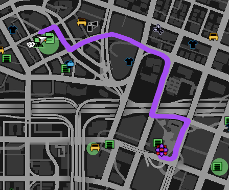 If you open your GPS using the hotkey ESC you will see a waypoint on your GPS to where you need to go to start your shift.